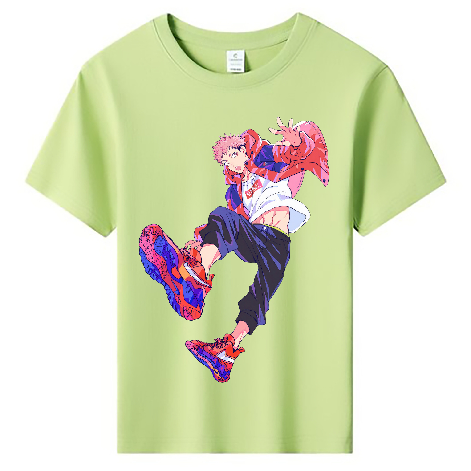 （画像用） 呪術廻戦 Jujutsu Kaisen 綿100％キッズTシャツ（フロントプリント）